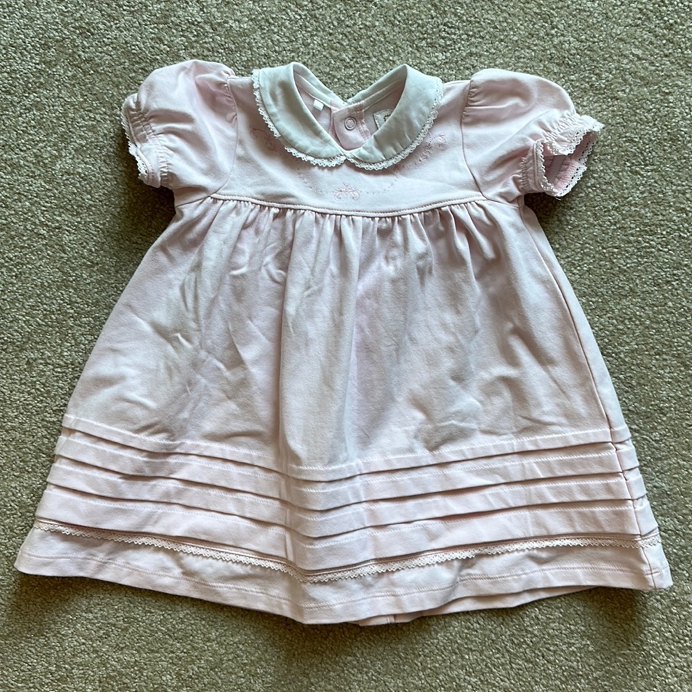 Pink dress. Size 6 months.